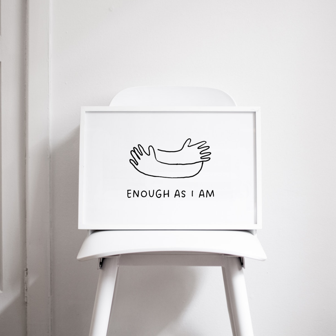 Postcard / A4 Print - "ENOUGH" by KINDERBEINGS.COM