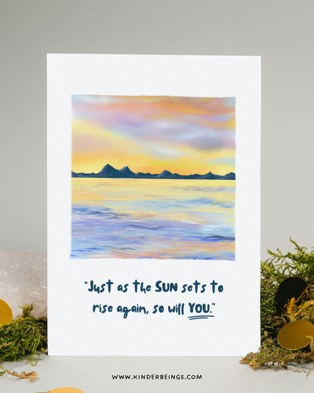 Postcard - "YOU WILL RISE AGAIN" by KINDERBEINGS.COM