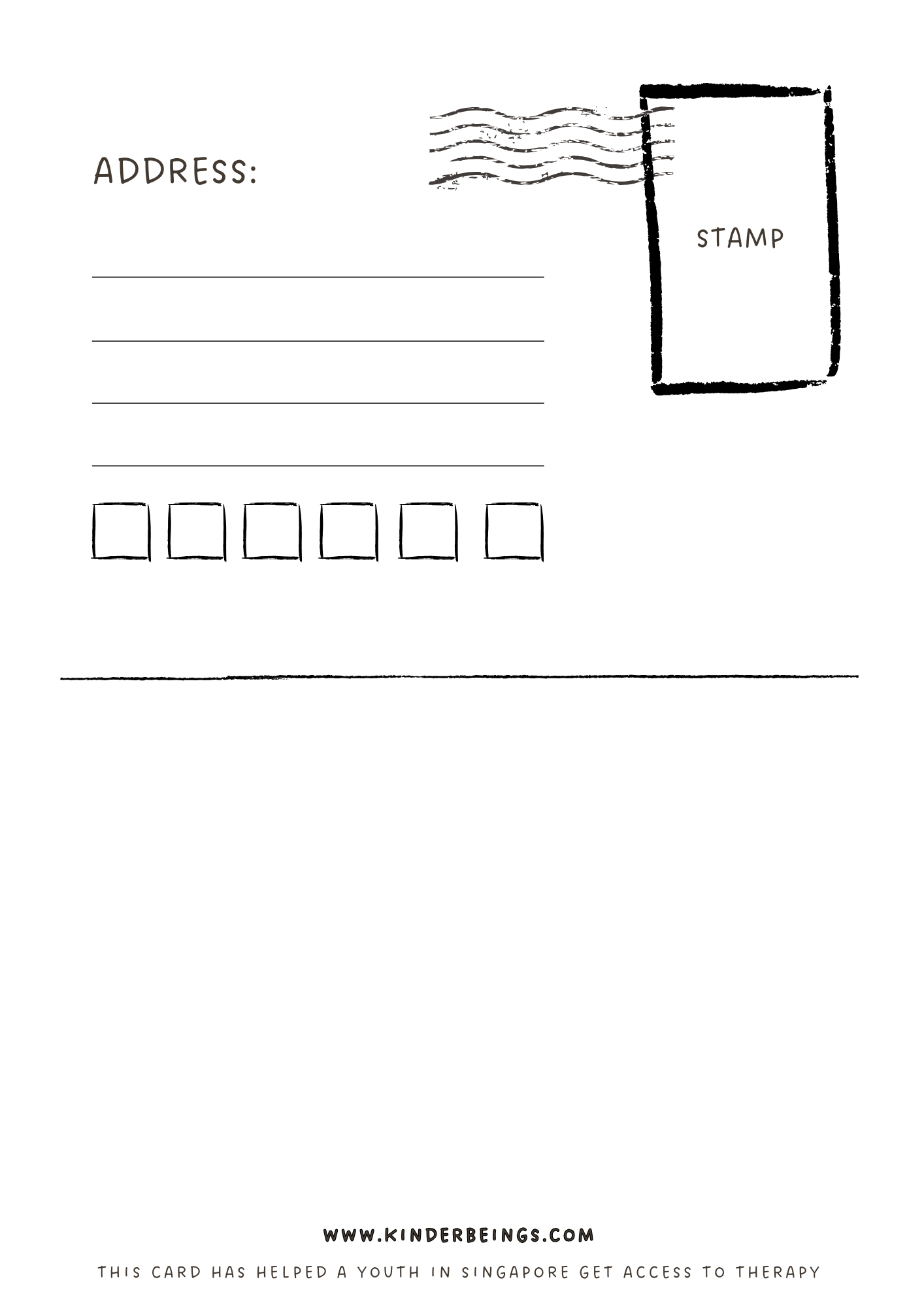 Kaya Toast Postcard - "YOU" by KAYA TOAST FOR THE SOUL