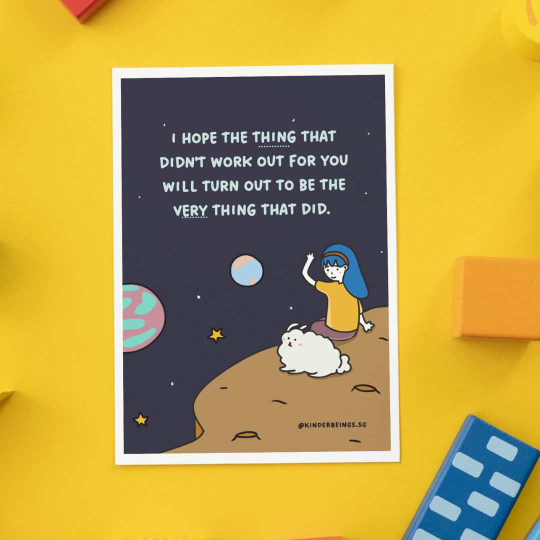 KB Postcard - "You will get there" by KINDERBEINGS.COM