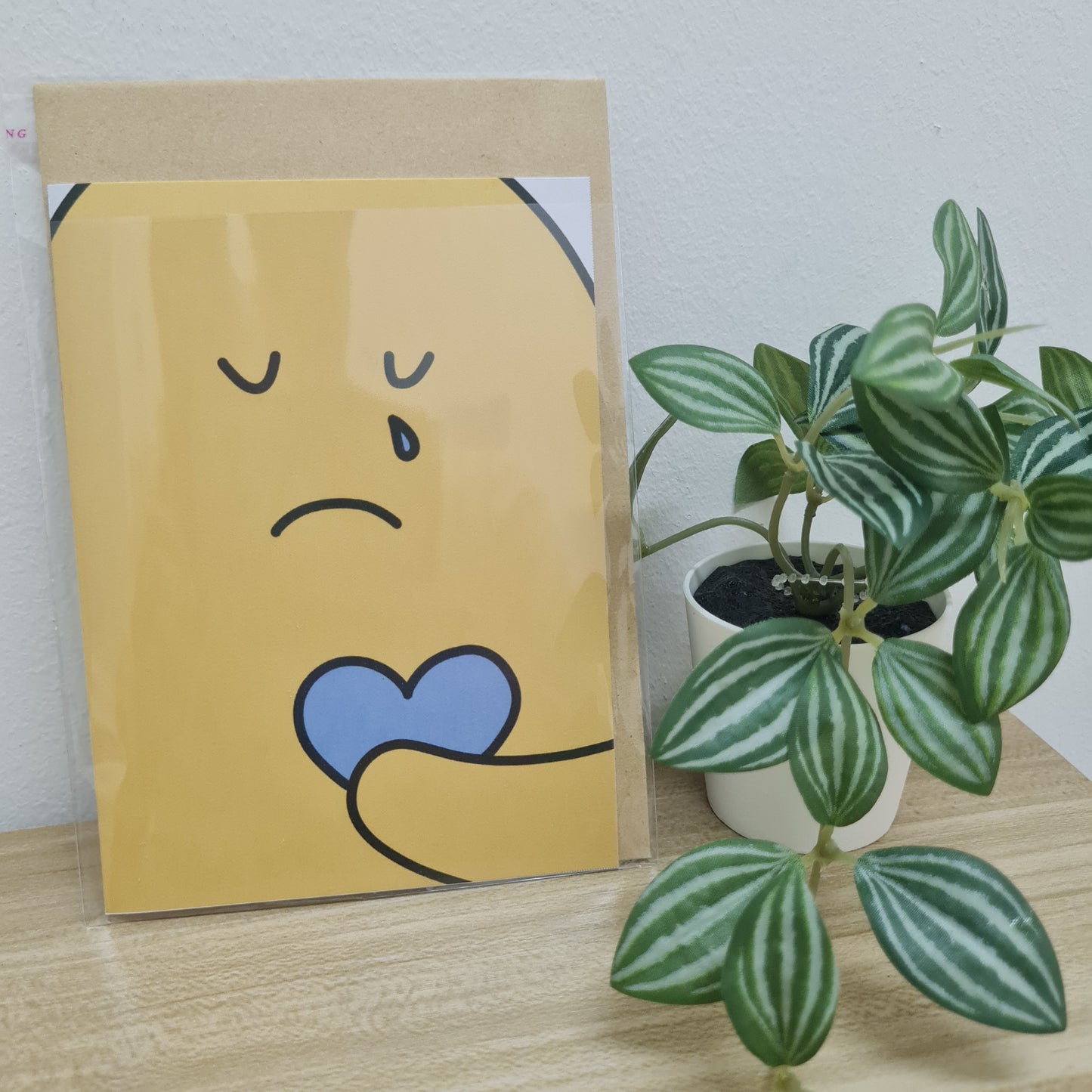 GREETING CARD - "SADLY" by KAYA TOAST FOR THE SOUL