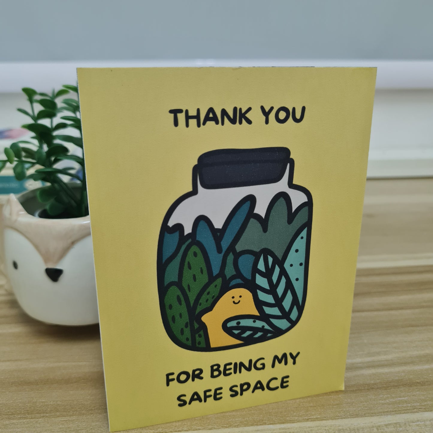 GREETING CARD - "SAFE SPACE" by KAYA TOAST FOR THE SOUL