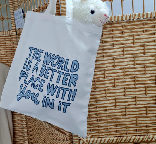 A Tote Bag! - "better with you" by KINDERBEINGS.COM