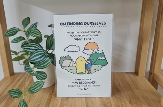 Postcard  - "On finding ourselves" by KAYA TOAST FOR THE SOUL